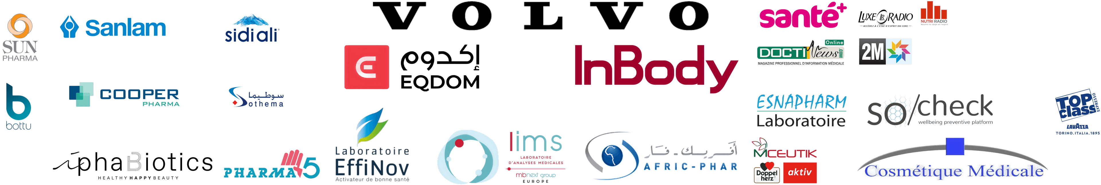 Logos des sponsors et partenaires de la 4ᵉ édition du congrès ICNS